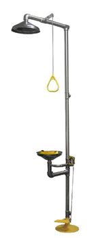 Stainless Steel Safety Shower and Eyewash Station - view 1