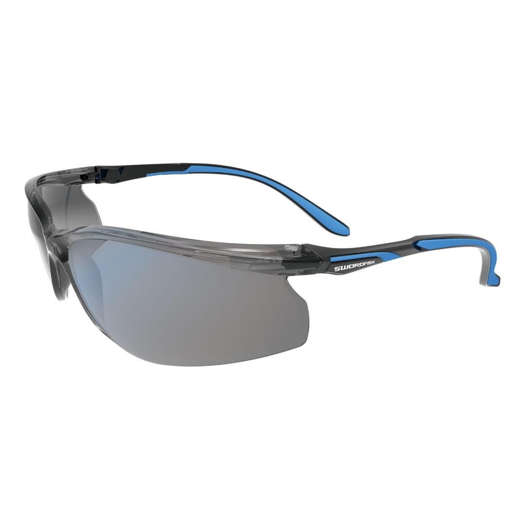 SWORDFISH Safety Glasses with Anti-Fog Smoke Lens