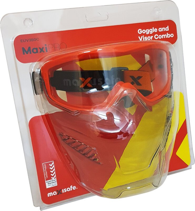MaxiPRO Safety Goggle and Visor Combo - view 3