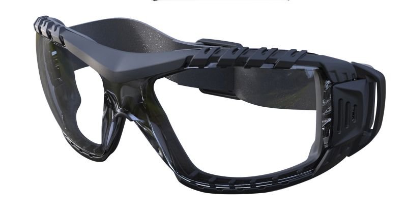 Safety glasses gasket insert
