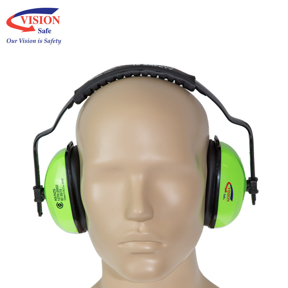 EM-206 Class 5 High-Visibility Earmuffs | Vision Safe, view 3