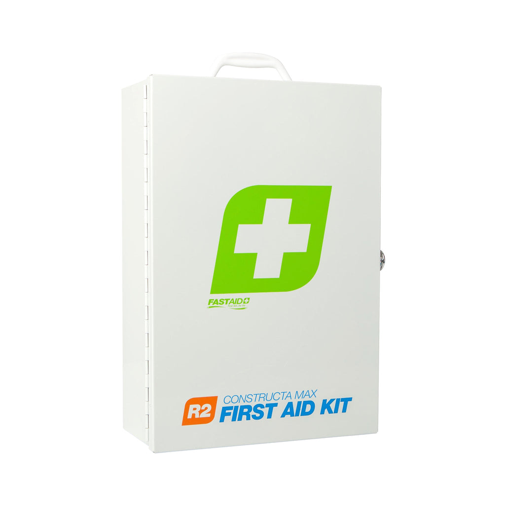 R2 Constructa Max First Aid Kit | Metal Wall Cabinet