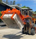 1000KG WLL Hydraulic Bulk Bin Tipper | Industrial Materials | East West Engineering, view 2