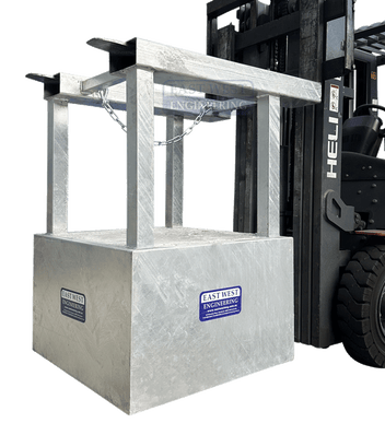 110.00 x 90.00 x 130.00 cm Bin Compactor | Industrial Waste | East West Engineering