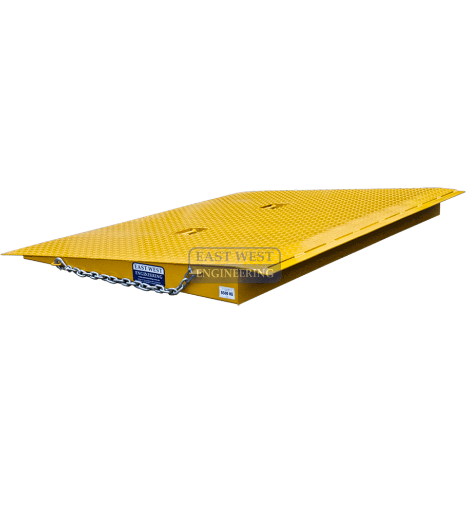 6500KG SWL Painted Finish Forklift Container Ramp | East West Engineering