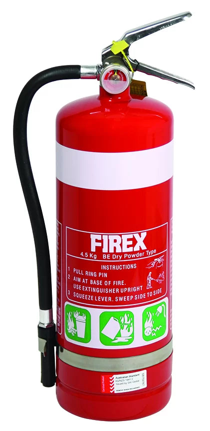 4.5kg BE Dry Powder Extinguisher | Industrial Workspaces | Uniform Safety Signs