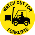 400mm Dia Forklift Floor Graphic | Warehouse Aisles | Uniform Safety Signs