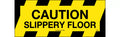 450x180mm Slippery Floor Graphic | Industrial Floors | Uniform Safety Signs