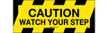 450x180mm Caution Floor Graphic | High-Traffic Walkways | Uniform Safety Signs
