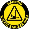 430mm Dia Warning Floor Graphic | Warehouse Aisles | Uniform Safety Signs