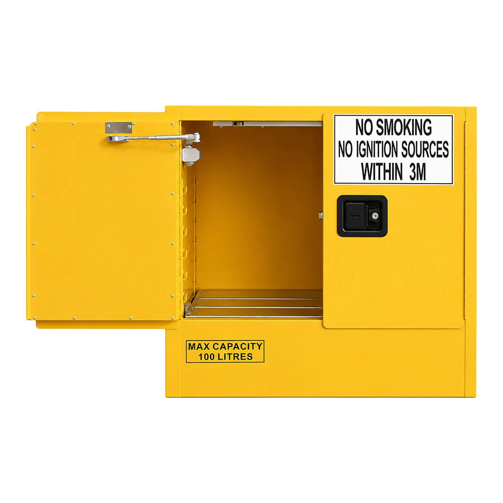 100L Class 3 Flammable Liquids Cabinet | Workshop Storage | Team Systems, view 2
