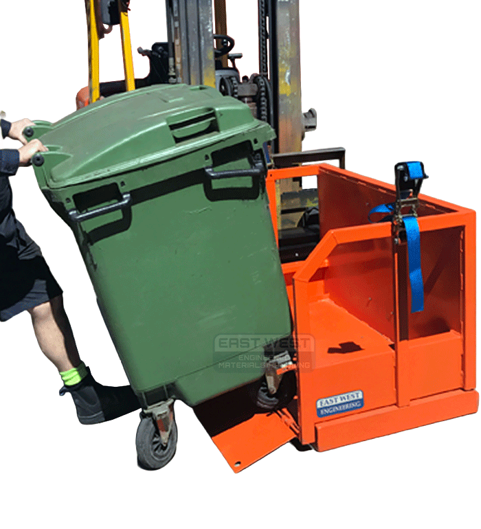 500kg Capacity Bin Tipper | Industrial Waste Management | East West Engineering