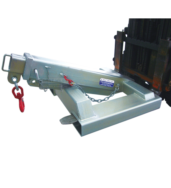 7.5T WLL Angled Telescopic Jib | Forklift Attachments for | East West Engineering