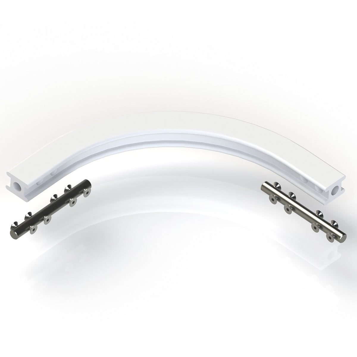 Horizontal Bend 90 Degree Aluminium