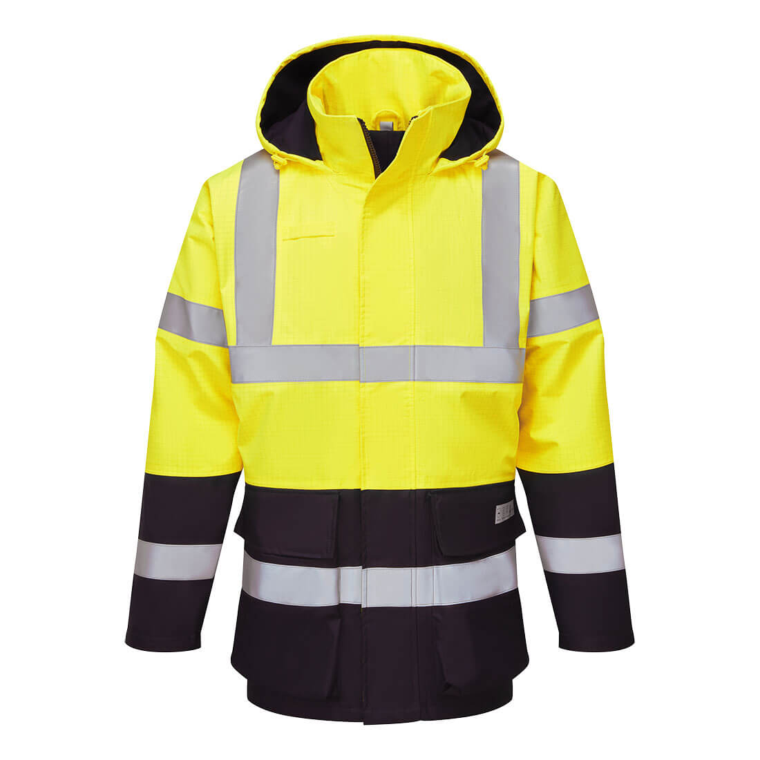 Hi-Vis Flame Resistant Rain Jacket - view 1