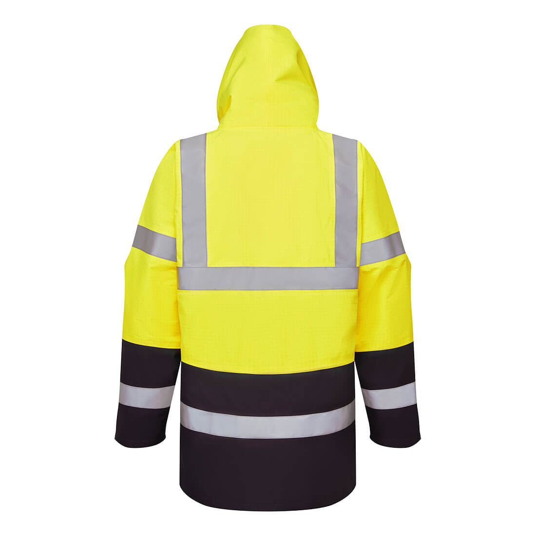 Hi-Vis Flame Resistant Rain Jacket - view 2