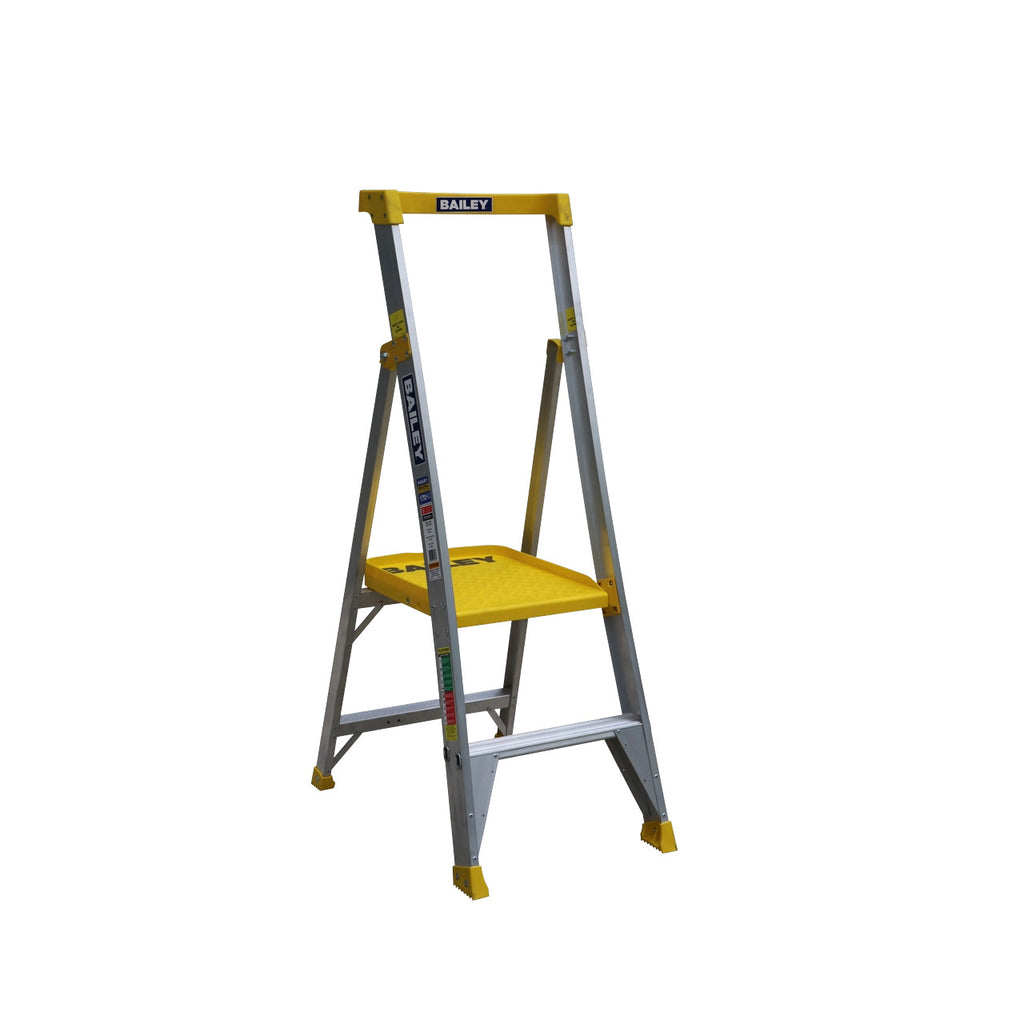 170kg Rated Aluminium Platform Ladder | Trade & Commercial | Bailey, view 2