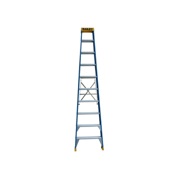 10-Step Fibreglass Double Sided Ladder | Electrical Work | Bailey