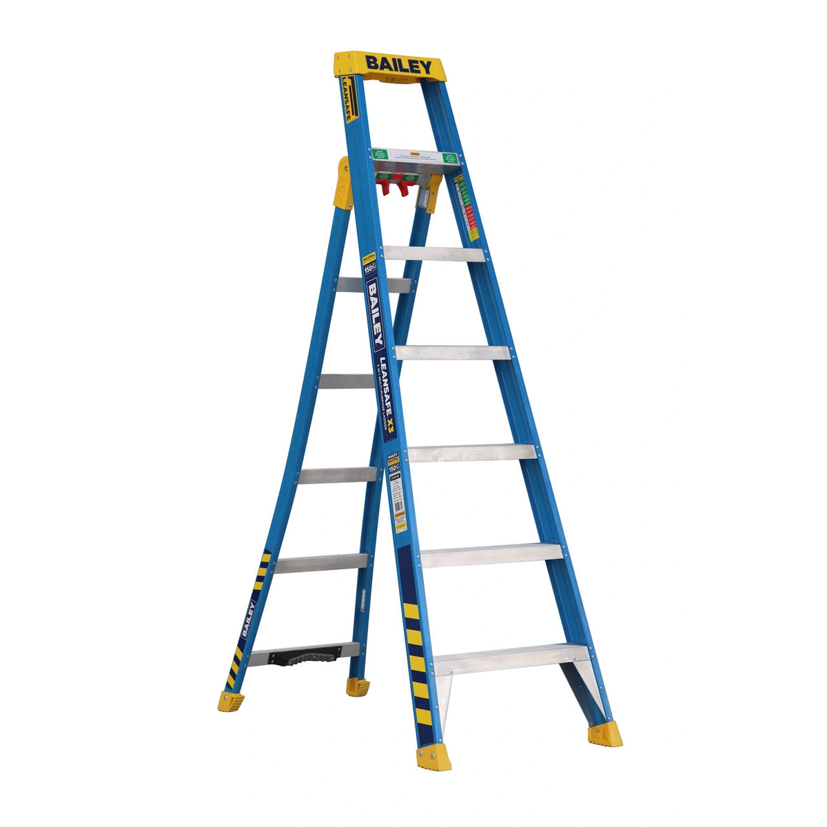 2.1m Fibreglass Leansafe X3 Ladder | Electrical & Fit-out | Bailey