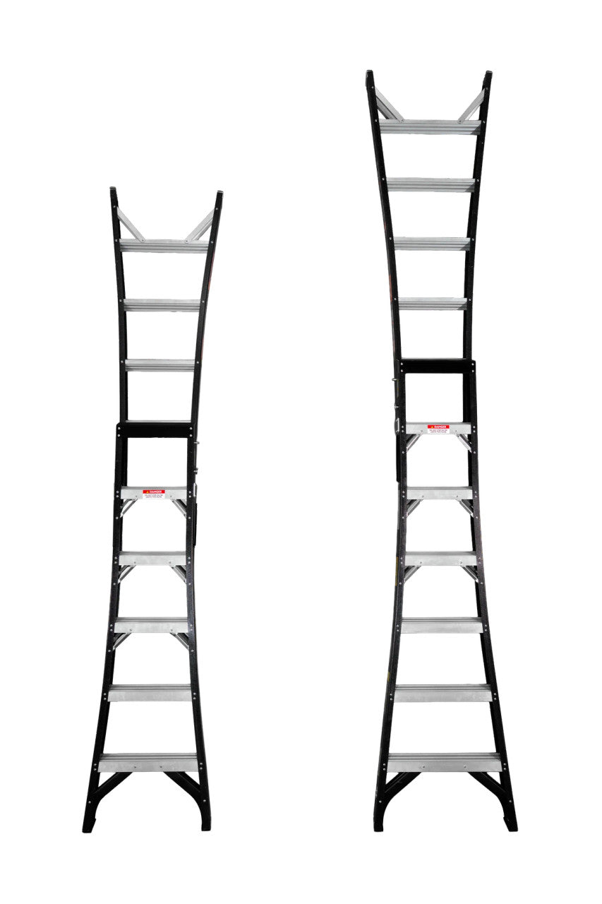 180kg 8 Step Fibreglass Dual Ladder | Industrial Sites | Staruiju