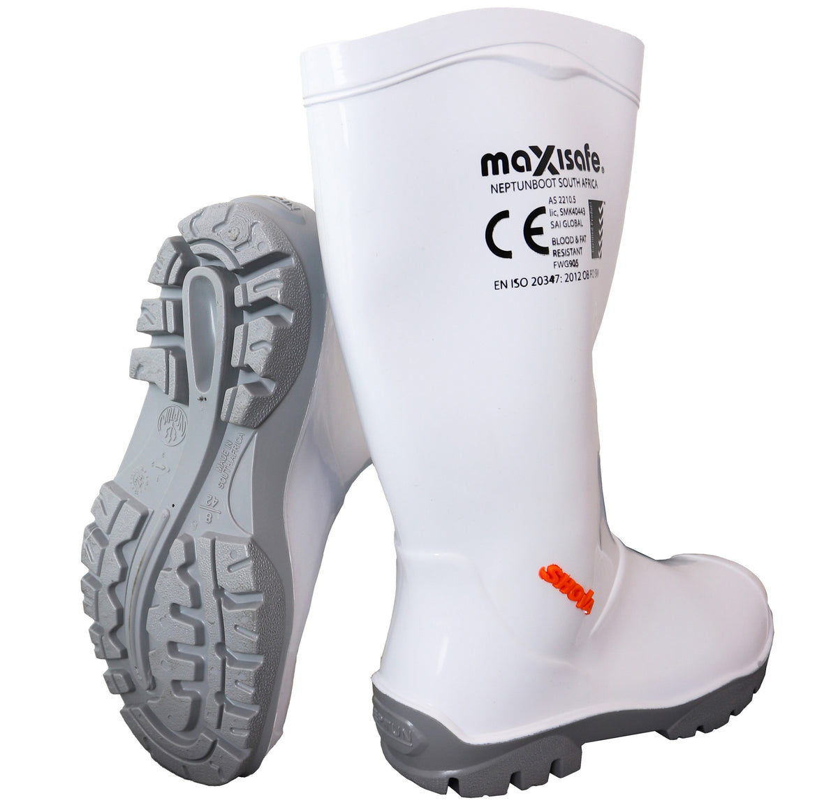 White Non-Safety Gumboots - view 1