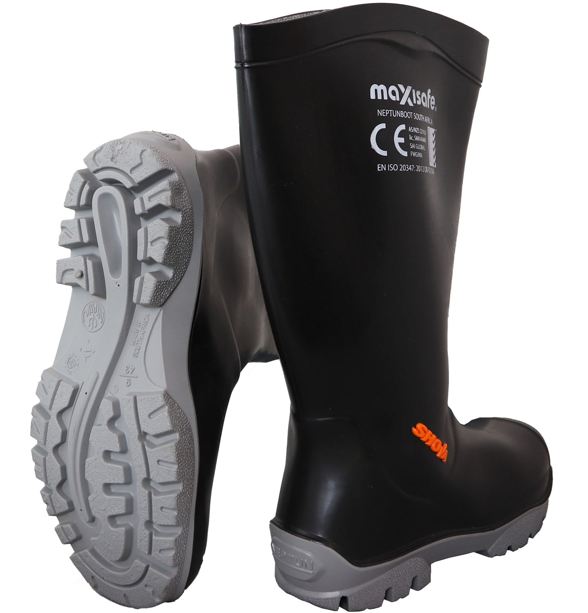 Non-Safety Gumboots Black - view 1