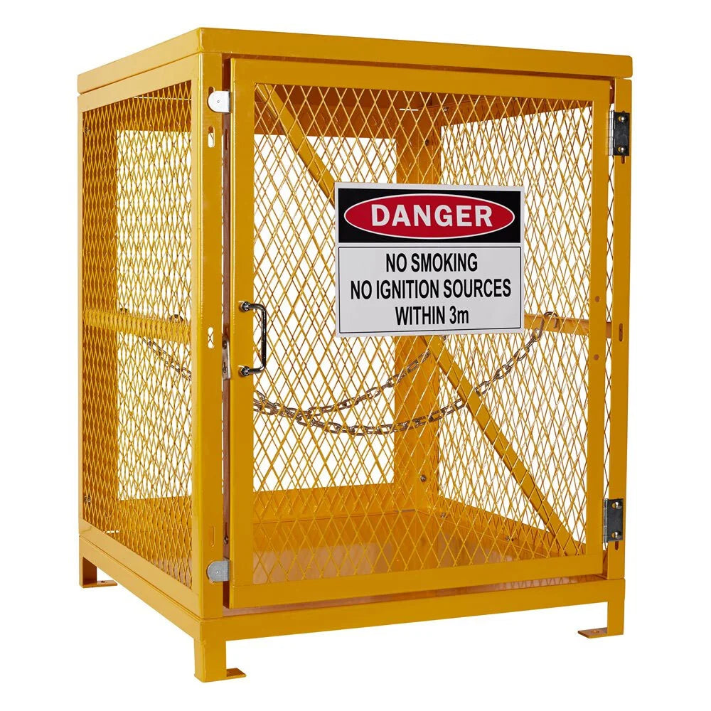 4 LPG Capacity Storage Cage | Industrial Sites | Team Systems