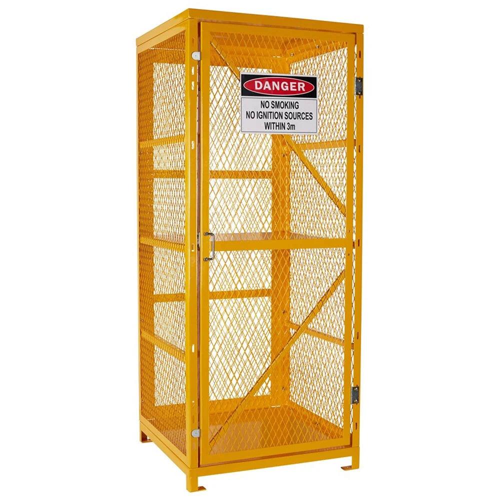 8 LPG Cylinder Storage Cage | Industrial Sites | Team Systems