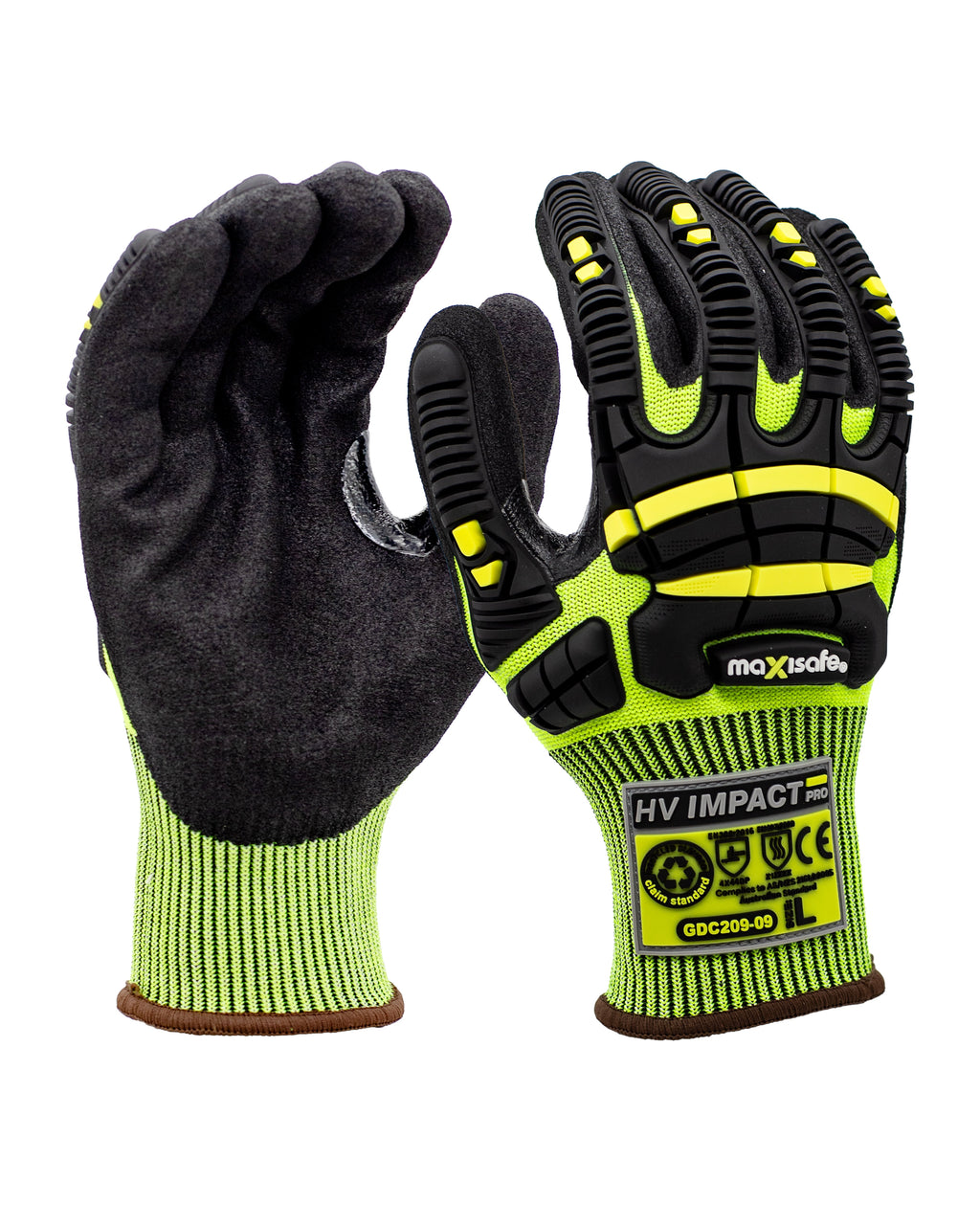 Hi-Vis Impact Cut D Gloves - view 1