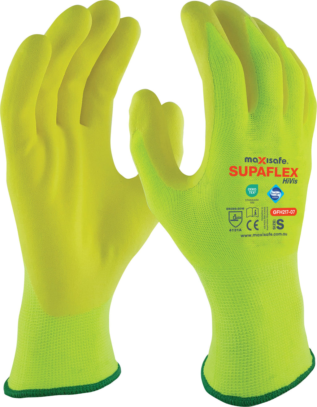 Hi-Vis Yellow Glove - view 1