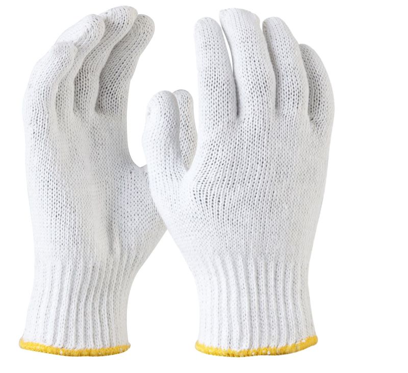 Bleached Knitted Poly Cotton Liner Glove - view 2