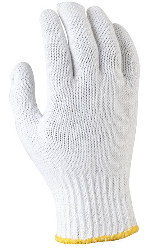Bleached Knitted Poly Cotton Liner Glove - view 3