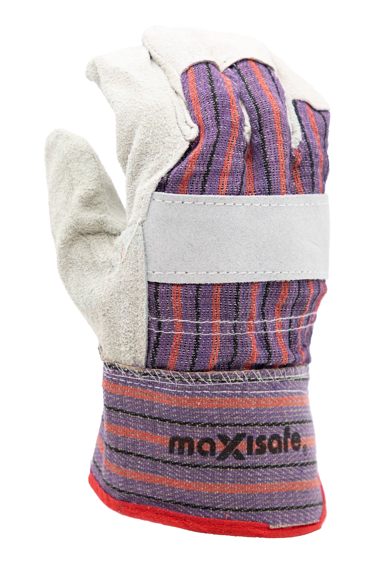 Candy Stripe Leather Glove - view 2