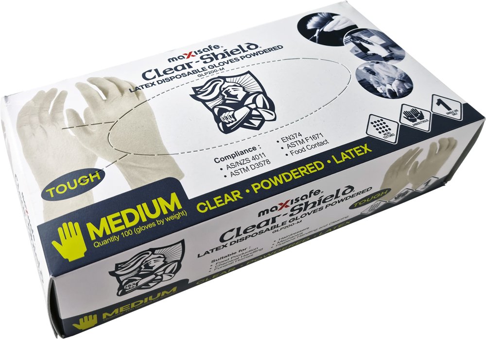 Latex Disposable Gloves Powdered - view 3