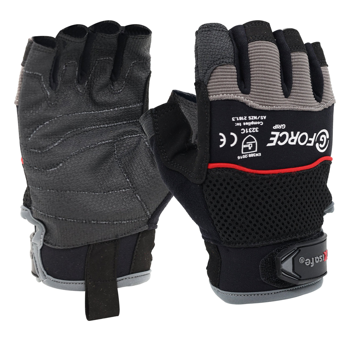 Grip Fingerless Mechanics Gloves - view 1