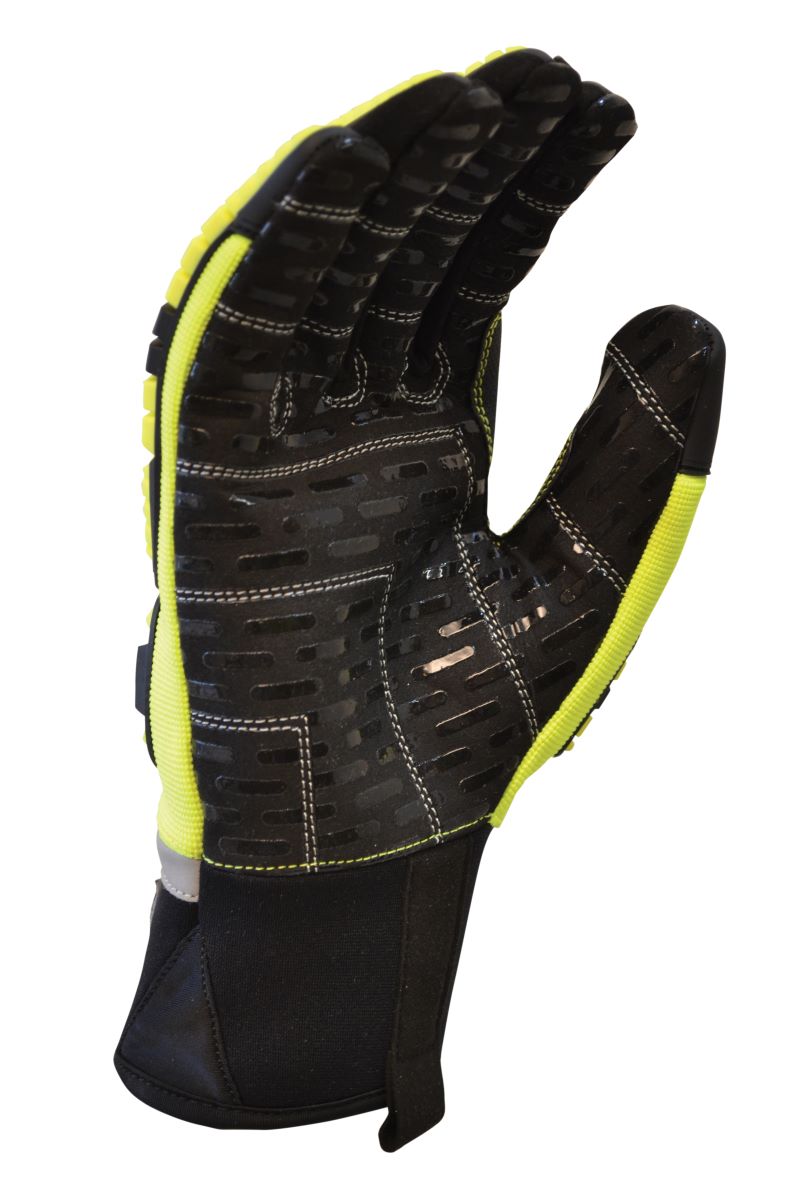 Xtreme Mechanics glove with TPR back - view 3
