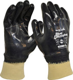 Nitrile Fully Dipped Gloves with Knit Wrist - view 3