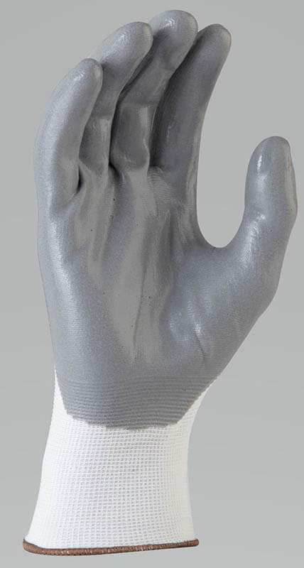 White Knight Synthetic Glove with Grey Foam Nitrile Palm - view 3