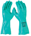 Green Nitrile Chemical Glove 33cm - view 1
