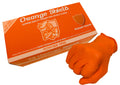 Orange Shield Extra Heavy Duty Nitrile Gloves with Diamond Grip - view 1
