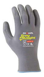 Grey Nylon PU Coated Glove - view 2