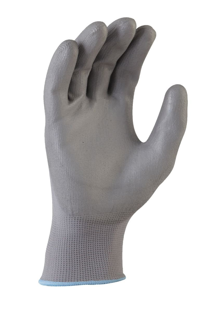 Grey Nylon PU Coated Glove - view 3