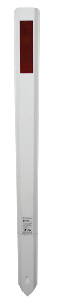 1350mm White Reflective Guide Post | Site Boundaries | Uniform Safety Signs