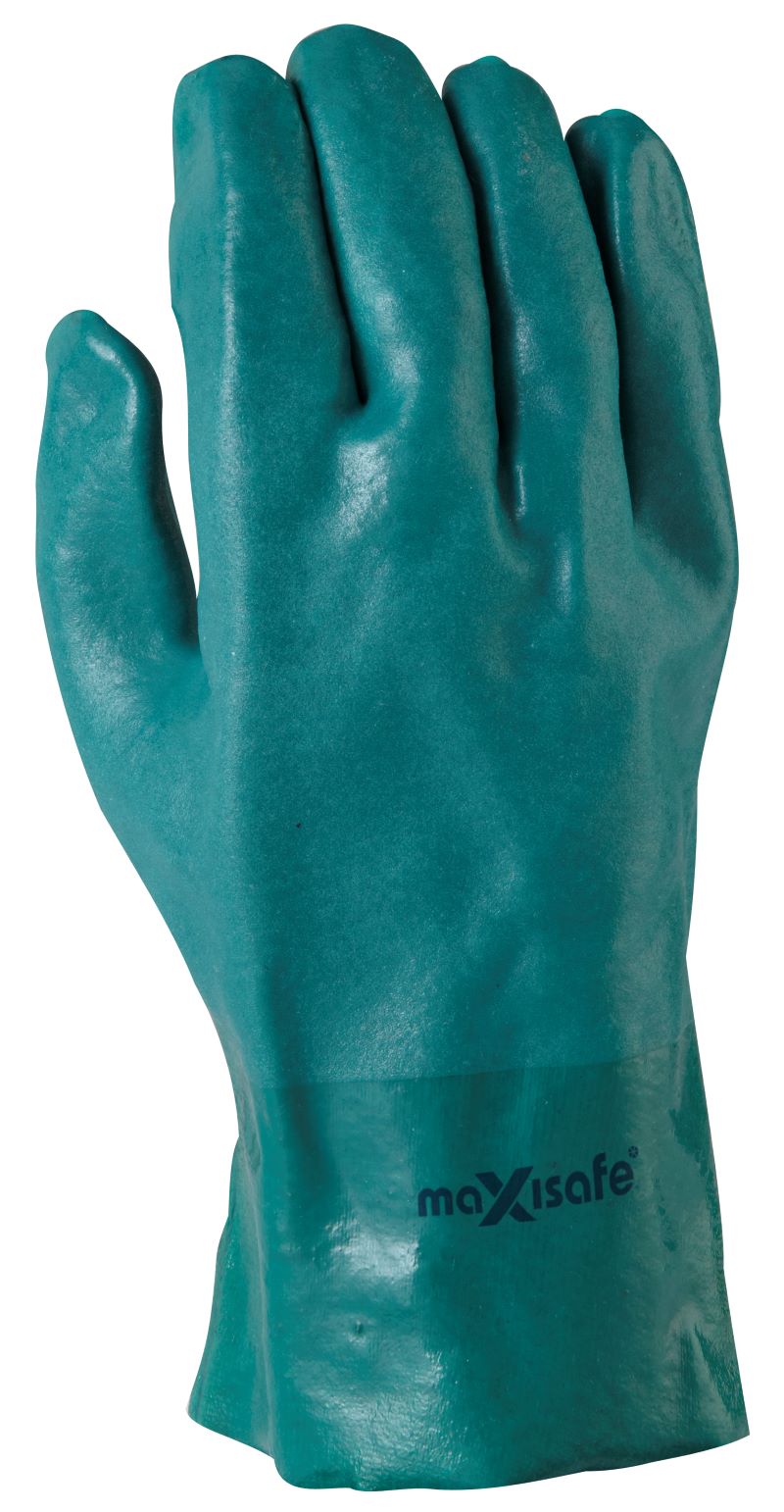 Green Double Dipped PVC Gauntlet 27cm - view 3