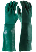 Green Double Dipped PVC Gauntlet 45cm - view 1