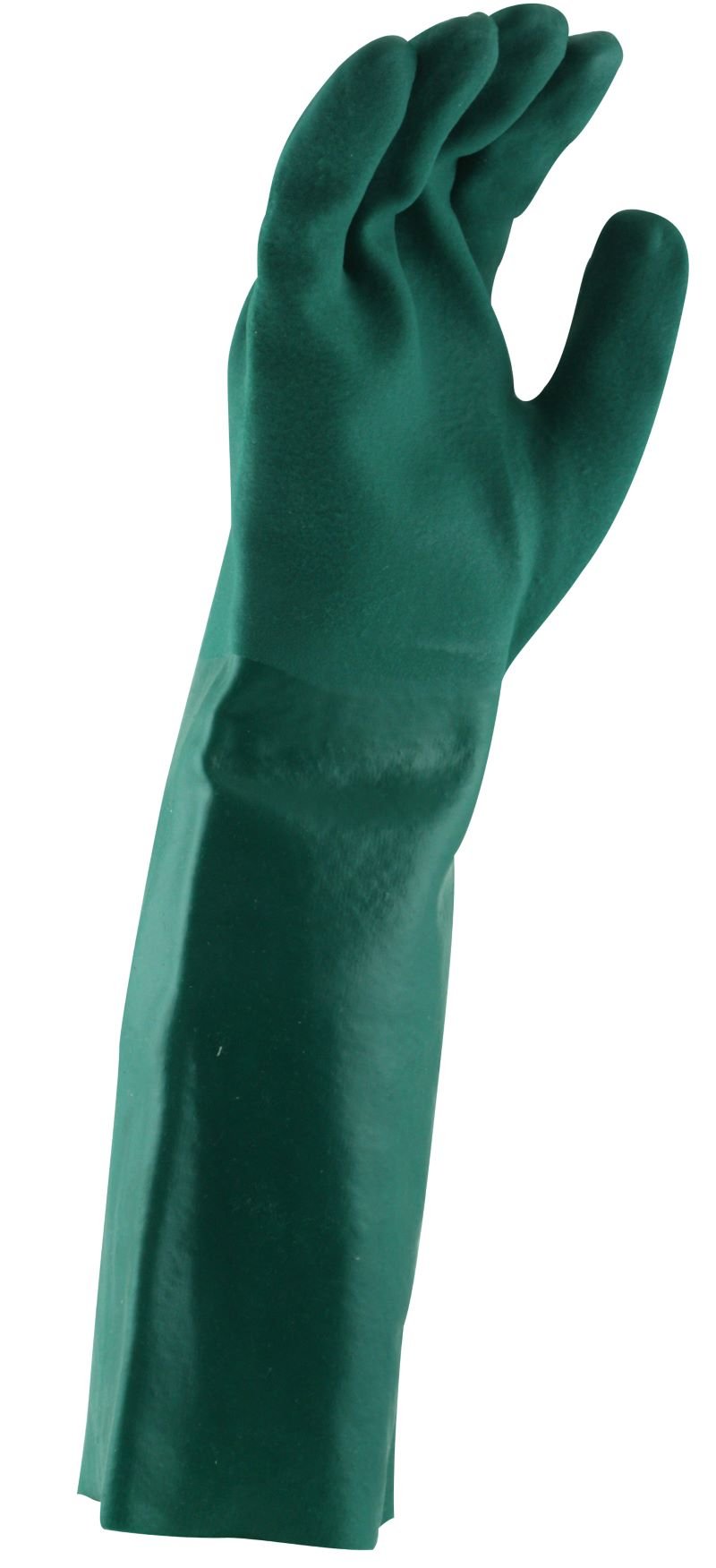 Green Double Dipped PVC Gauntlet 45cm - view 2