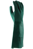 Green Double Dipped PVC Gauntlet 45cm - view 3