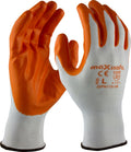 Orange Nitrile Coated Polyester Glove - view 1