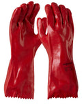 Red PVC Gauntlet 35cm - view 1