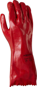 Red PVC Gauntlet 35cm - view 2